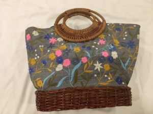 ベトナム、ハノイ、刺繍バッグ、ハーリエン